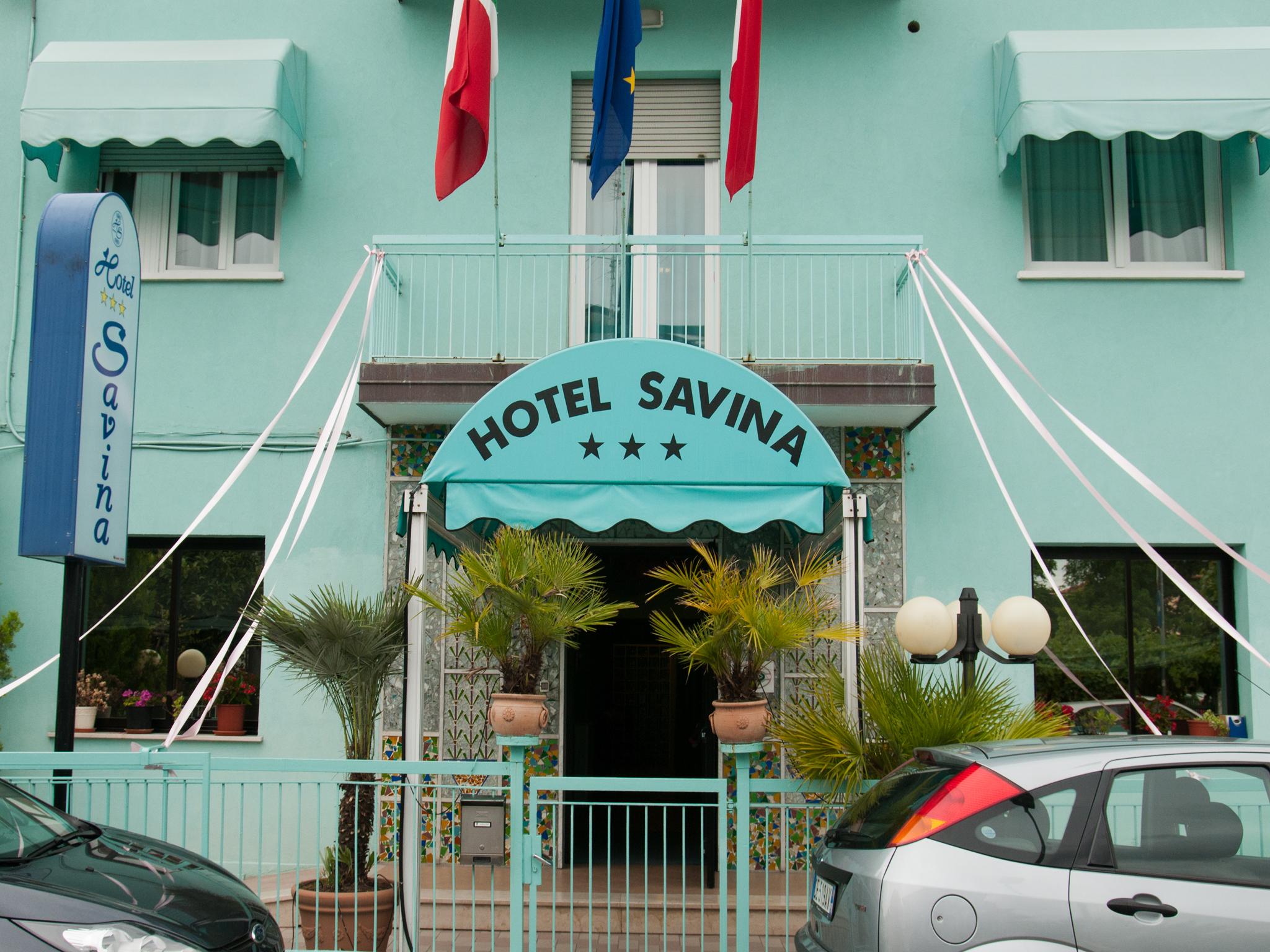 Hotel Savina Rímini Exterior foto
