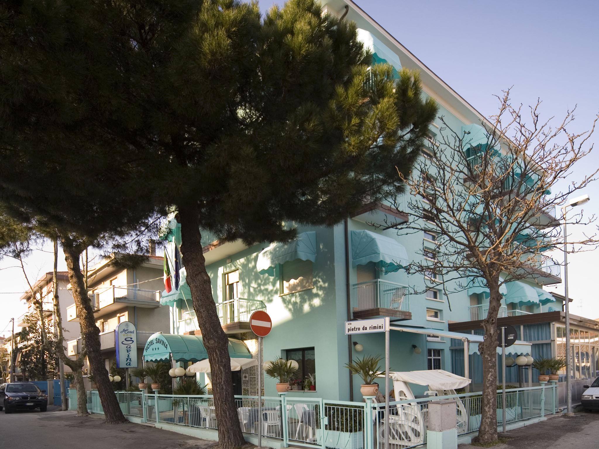 Hotel Savina Rímini Exterior foto