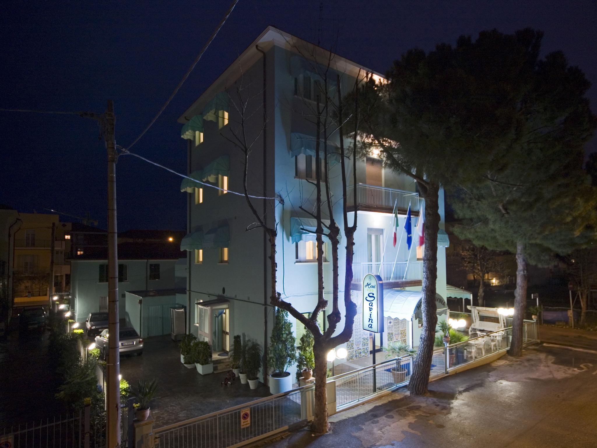 Hotel Savina Rímini Exterior foto